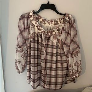 Off the shoulder Loft top